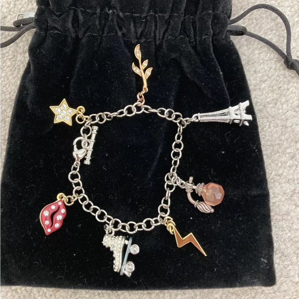 Jewelmint Girly Silver Charm Bracelet